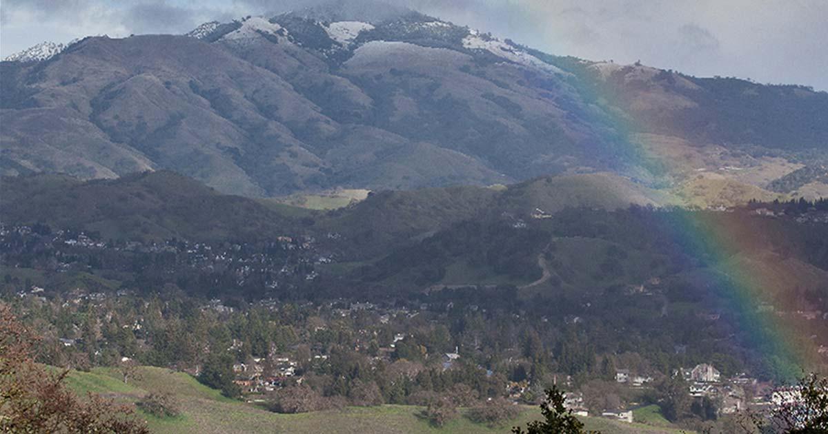 View of mountains
